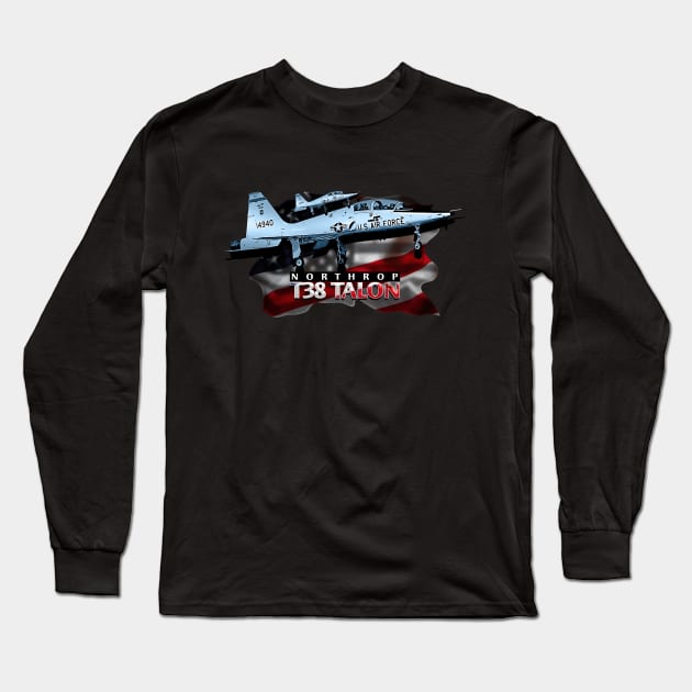 Northrop T-38 Talon Long Sleeve T-Shirt by aeroloversclothing